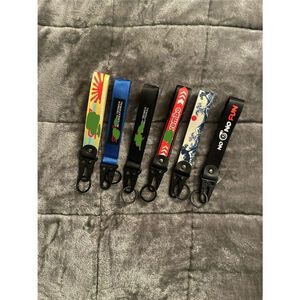 Rally Cross Inspired Jdm Technica Brembo Katsushika Hokusai Lanyard Keychain